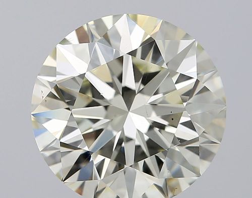 3.07ct J VS2 Rare Carat Ideal Cut Round Diamond