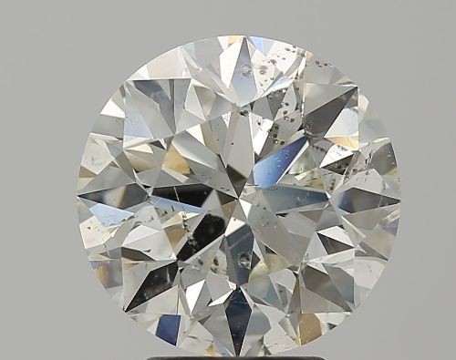 4.01ct J SI2 Excellent Cut Round Diamond