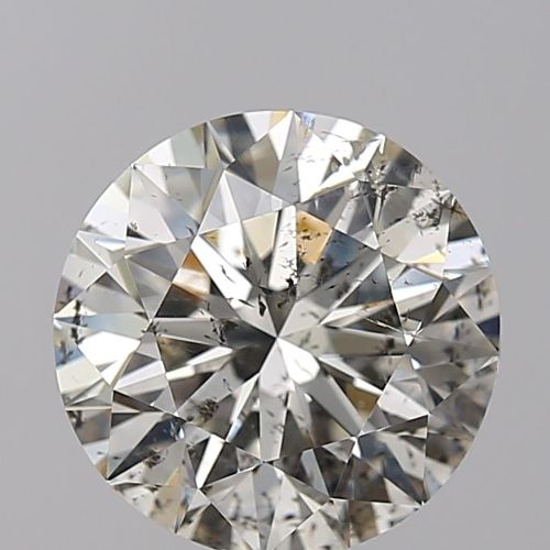 2.01ct I SI2 Rare Carat Ideal Cut Round Diamond