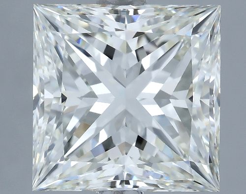 5.06ct J VVS2 Rare Carat Ideal Cut Princess Diamond