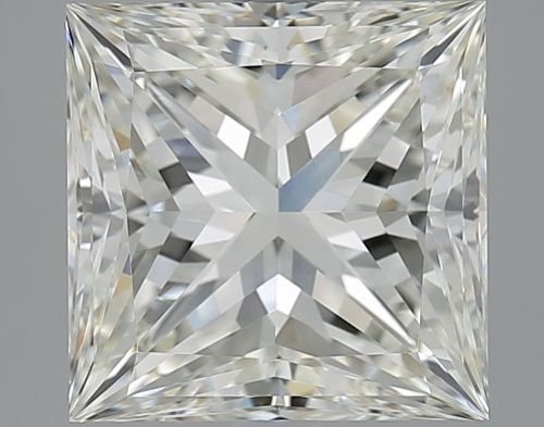 5.06ct J VVS2 Rare Carat Ideal Cut Princess Diamond