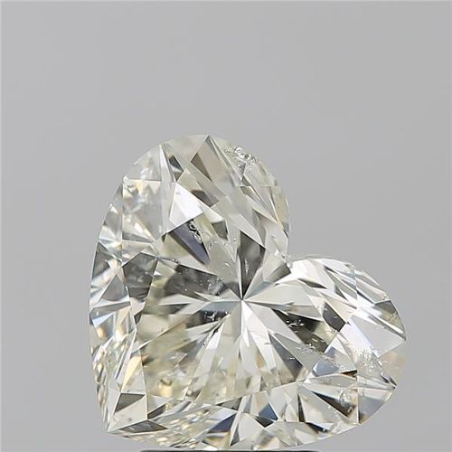 4.01ct J SI2 Rare Carat Ideal Cut Heart Diamond