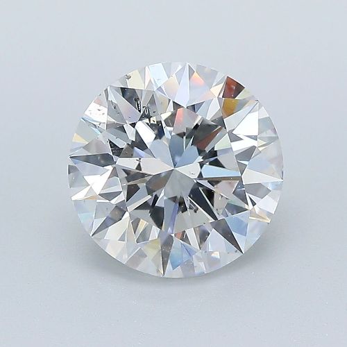 3.01ct D SI2 Rare Carat Ideal Cut Round Diamond