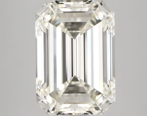 4.12ct J VVS2 Rare Carat Ideal Cut Emerald Diamond