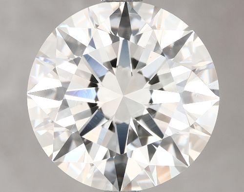 4.02ct H VS2 Rare Carat Ideal Cut Round Diamond