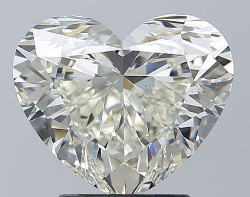 3.01ct I VS2 Rare Carat Ideal Cut Heart Diamond