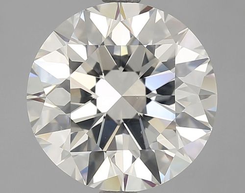 3.51ct J VS2 Rare Carat Ideal Cut Round Diamond