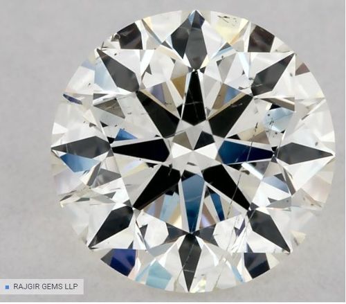 0.80ct K SI2 Excellent Cut Round Diamond