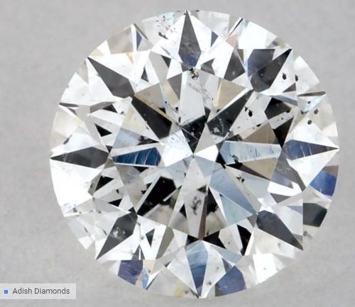 0.62ct F SI2 Rare Carat Ideal Cut Round Diamond