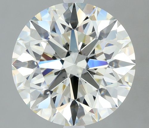 3.06ct J VS2 Rare Carat Ideal Cut Round Diamond