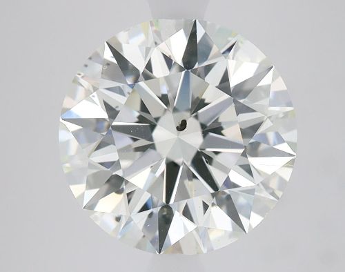 3.40ct H SI1 Rare Carat Ideal Cut Round Diamond