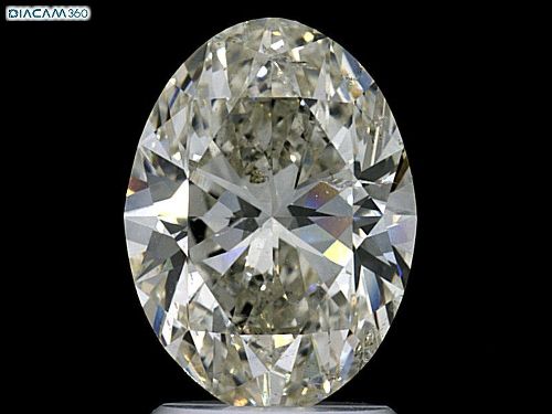 2.50ct K SI2 Very Good Cut Oval Diamond