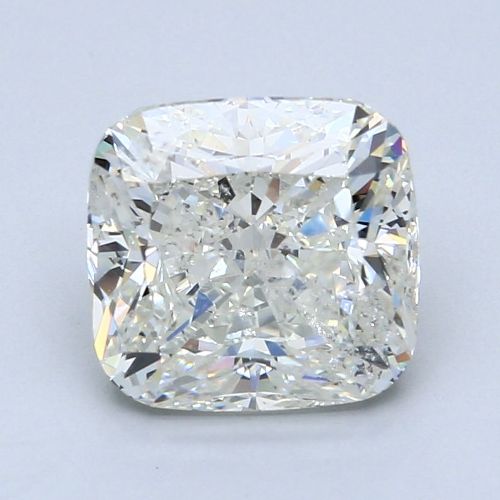 3.81ct J SI2 Very Good Cut Cushion Diamond