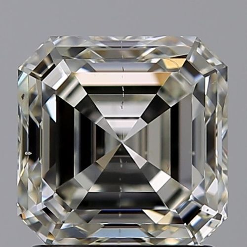 1.52ct K SI1 Rare Carat Ideal Cut Asscher Diamond