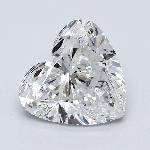 2.51ct G SI2 Rare Carat Ideal Cut Heart Diamond