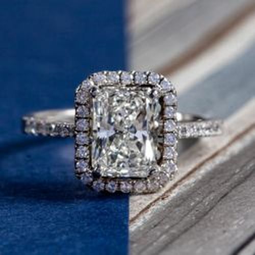 2.03ct J SI2 Very Good Cut Radiant Diamond