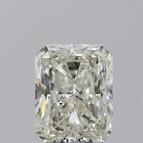 2.52ct K SI2 Rare Carat Ideal Cut Radiant Diamond