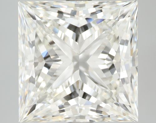 5.22ct H IF Rare Carat Ideal Cut Princess Diamond