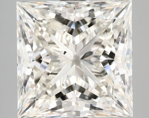 5.01ct J VS2 Rare Carat Ideal Cut Princess Diamond