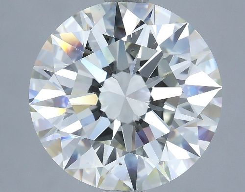 5.03ct I VS2 Rare Carat Ideal Cut Round Diamond