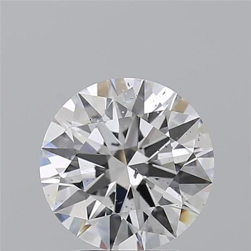 2.51ct D SI1 Rare Carat Ideal Cut Round Diamond