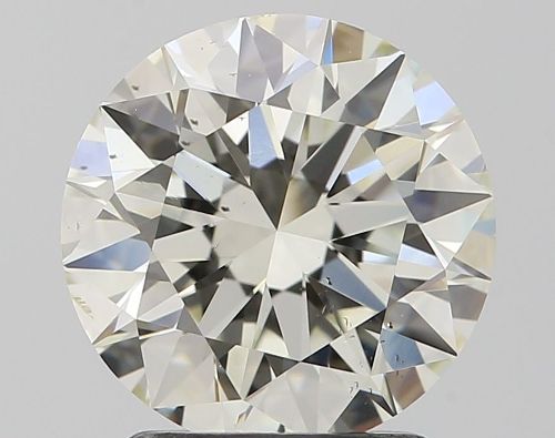 2.03ct I SI1 Rare Carat Ideal Cut Round Diamond