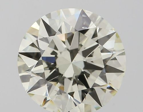 2.52ct K SI1 Rare Carat Ideal Cut Round Diamond