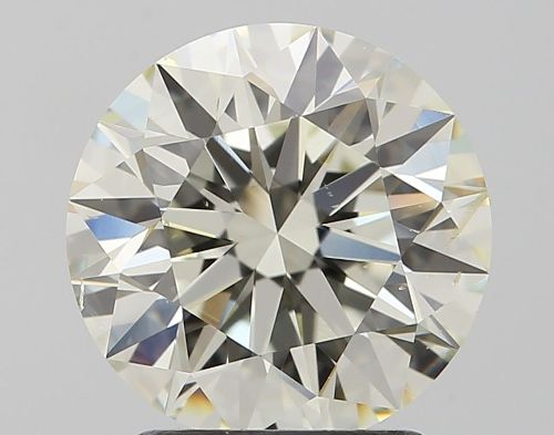 2.03ct K SI1 Rare Carat Ideal Cut Round Diamond