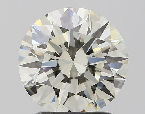 2.01ct K VVS2 Rare Carat Ideal Cut Round Diamond