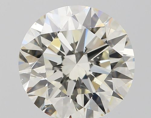 3.05ct J SI1 Rare Carat Ideal Cut Round Diamond