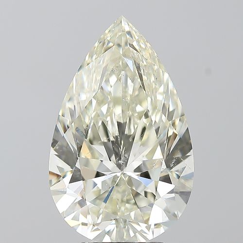 5.15ct J SI1 Rare Carat Ideal Cut Pear Diamond