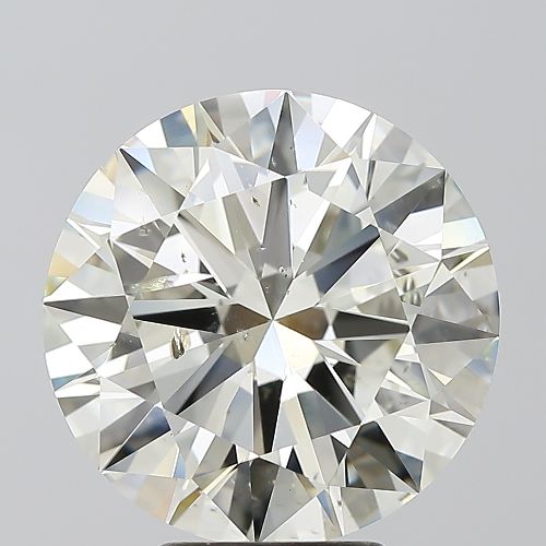 5.53ct J SI2 Rare Carat Ideal Cut Round Diamond