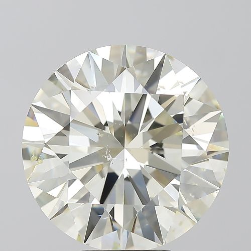 7.04ct K SI1 Rare Carat Ideal Cut Round Diamond