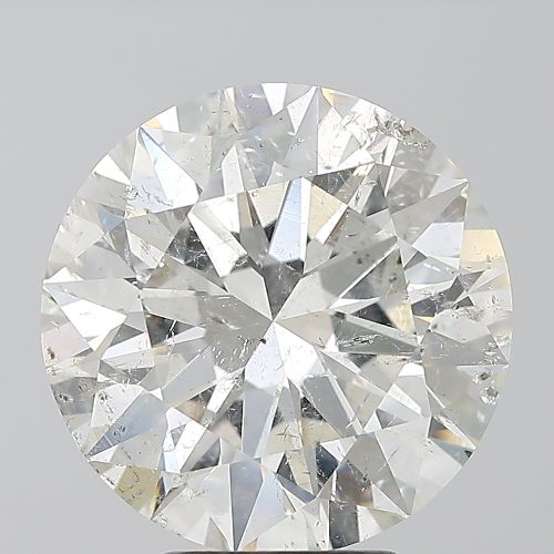 5.08ct I SI2 Rare Carat Ideal Cut Round Diamond