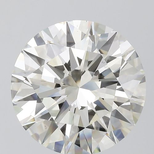 7.05ct J VS1 Rare Carat Ideal Cut Round Diamond