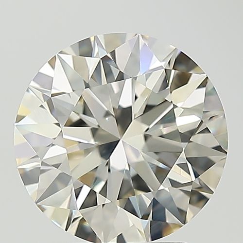 2.51ct K VVS1 Rare Carat Ideal Cut Round Diamond