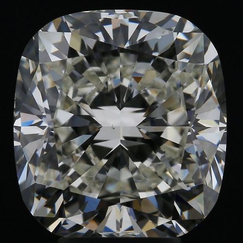 5.10ct K VS1 Rare Carat Ideal Cut Cushion Diamond