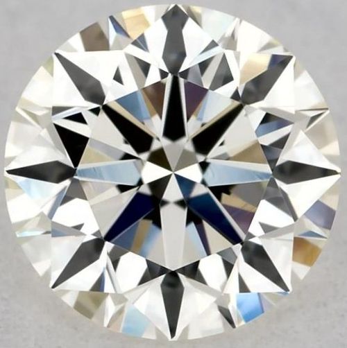 0.67ct K IF Very Good Cut Round Diamond