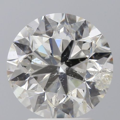 3.01ct H SI2 Very Good Cut Round Diamond