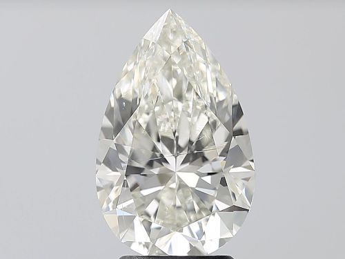 3.03ct J SI1 Good Cut Pear Diamond