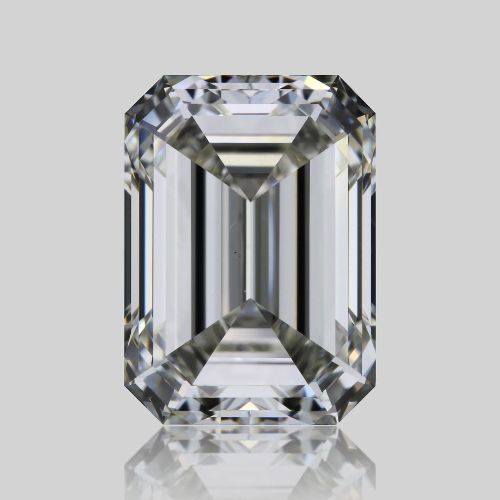 2.03ct K VS2 Rare Carat Ideal Cut Emerald Diamond