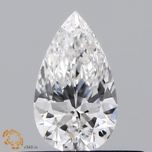 0.31ct E SI1 Rare Carat Ideal Cut Pear Diamond