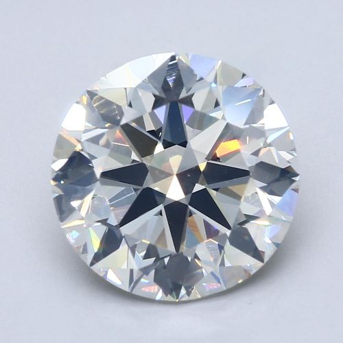 7.01ct H SI1 Rare Carat Ideal Cut Round Diamond