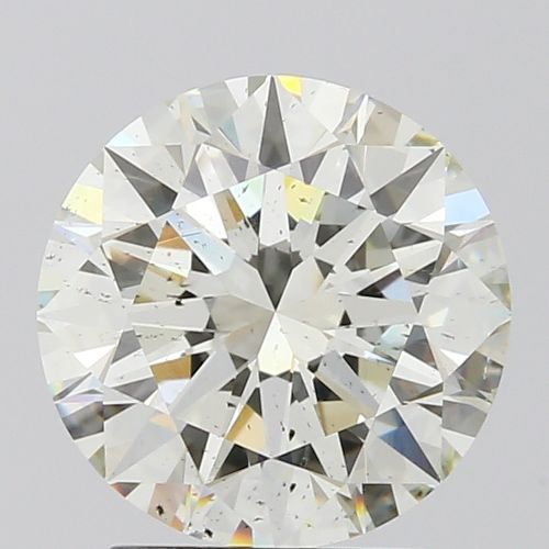 2.52ct K SI1 Rare Carat Ideal Cut Round Diamond