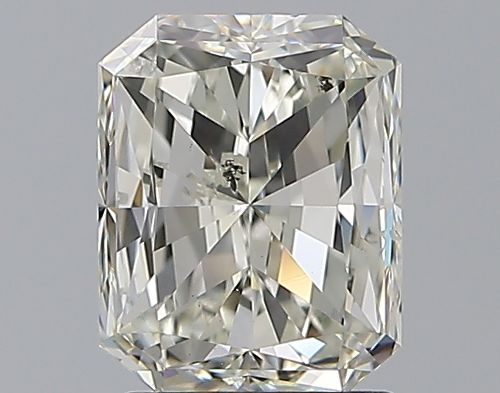 2.00ct K SI2 Rare Carat Ideal Cut Radiant Diamond