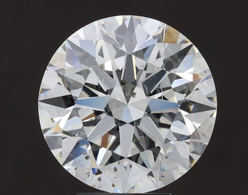 4.09ct I SI2 Rare Carat Ideal Cut Round Diamond