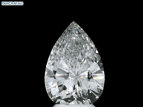 5.01ct E SI2 Very Good Cut Pear Diamond