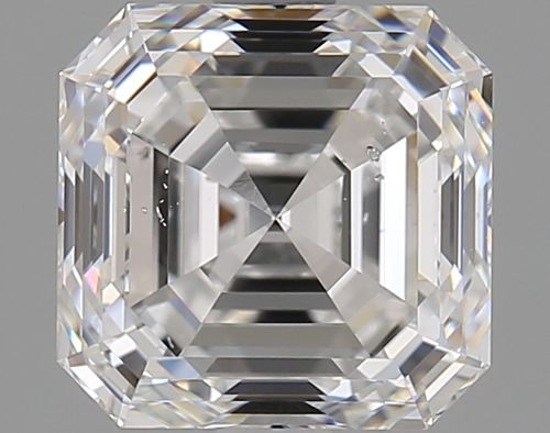 2.50ct D SI2 Rare Carat Ideal Cut Asscher Diamond