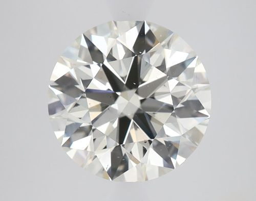 2.71ct J SI1 Ideal Cut Round Diamond