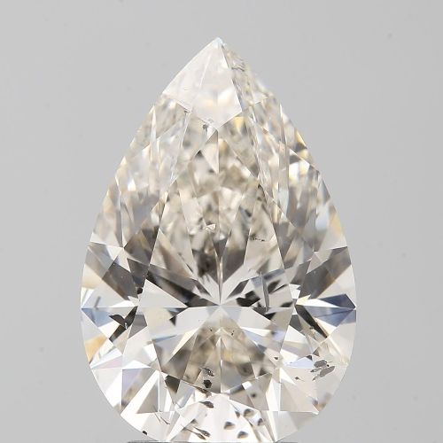 3.02ct K SI2 Rare Carat Ideal Cut Pear Diamond